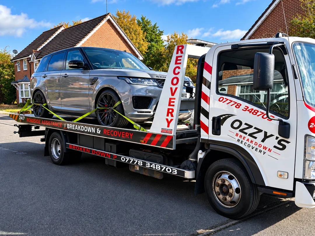 Vehicle transport with Ozzy’s Breakdown Recovery