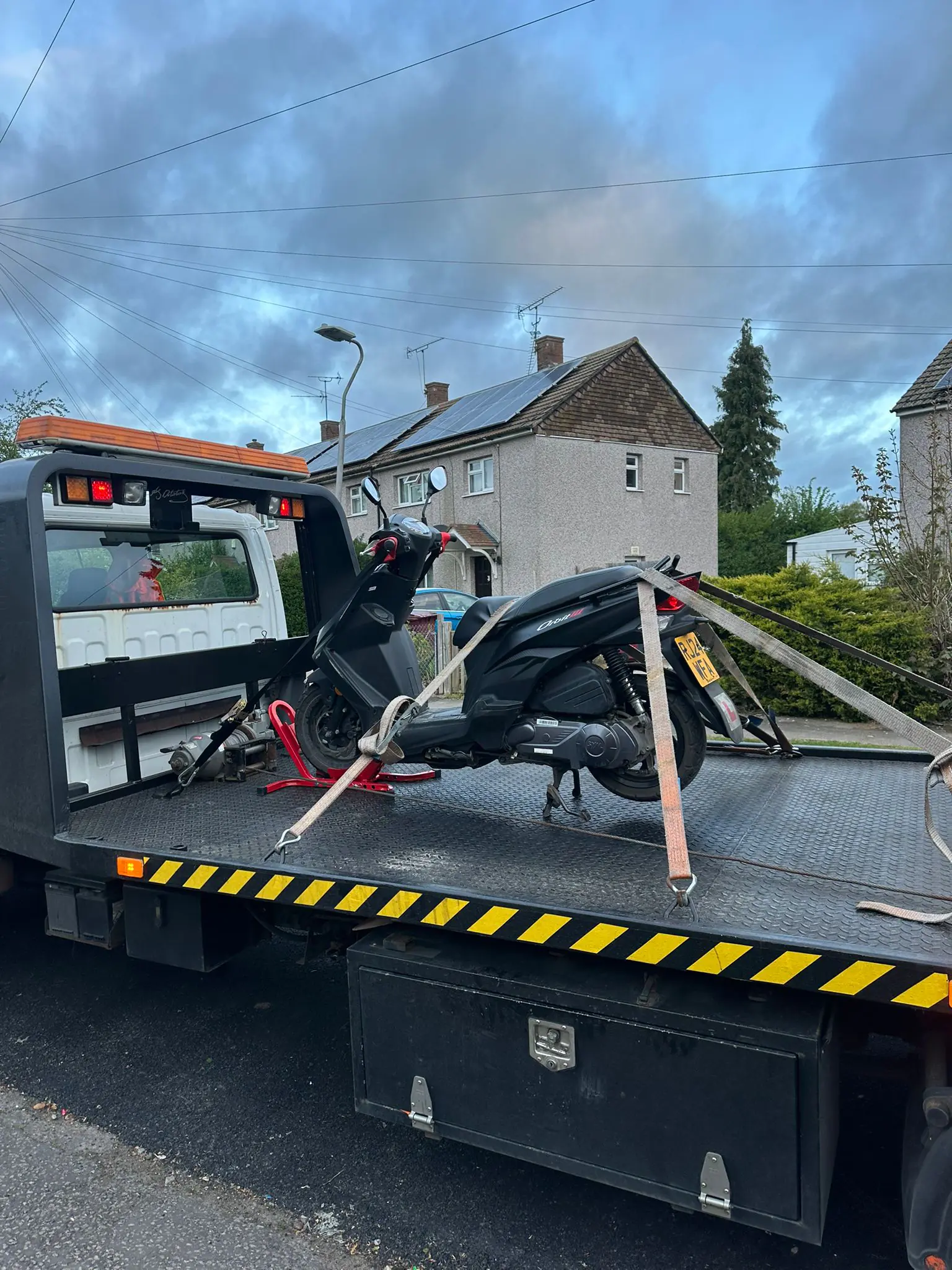 M3 motorway recovery service