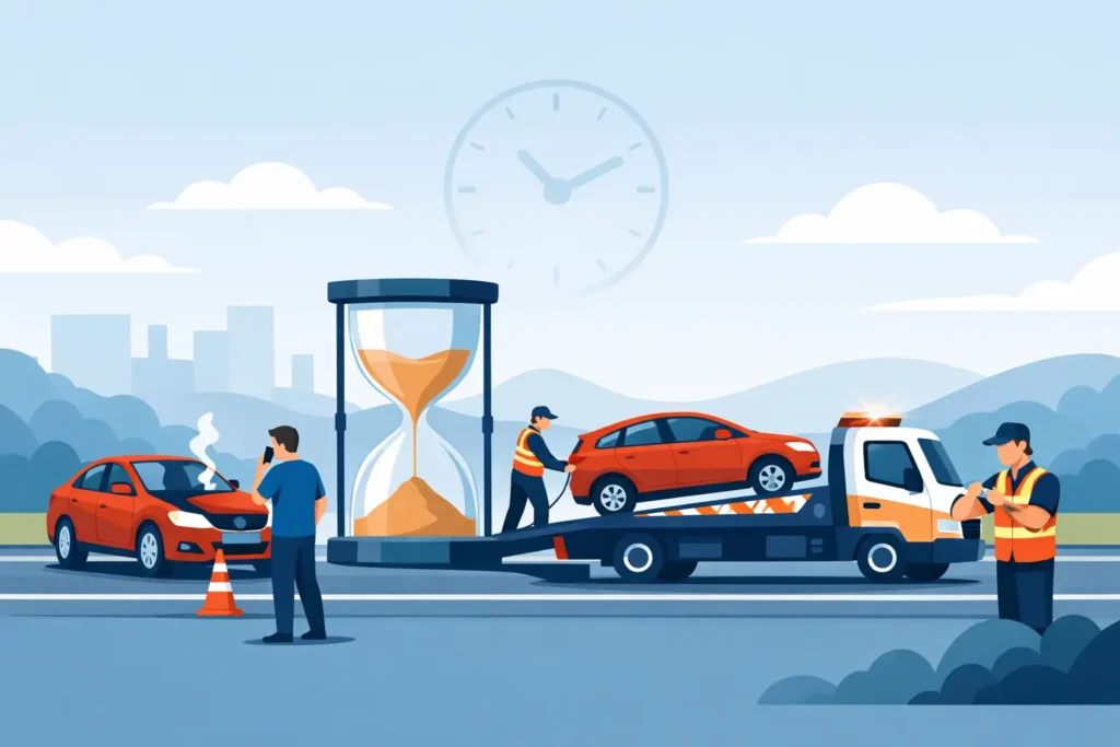 How Long Does Vehicle Recovery Take in Practice?
