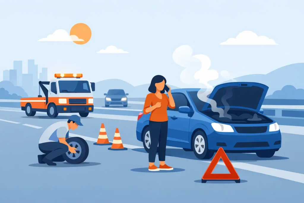 How to Handle Roadside Breakdown Safely