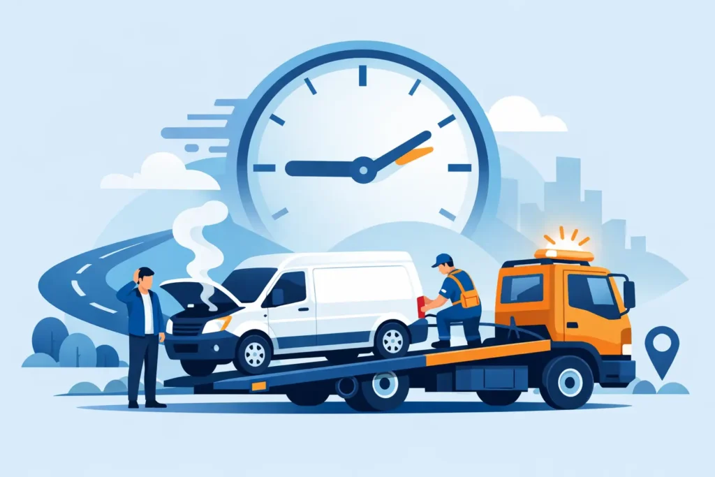 Van Breakdown Recovery Service When Time Matters