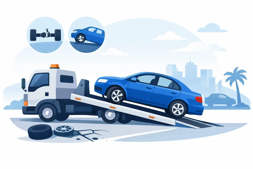 When You Need Axle Damage Vehicle Transport