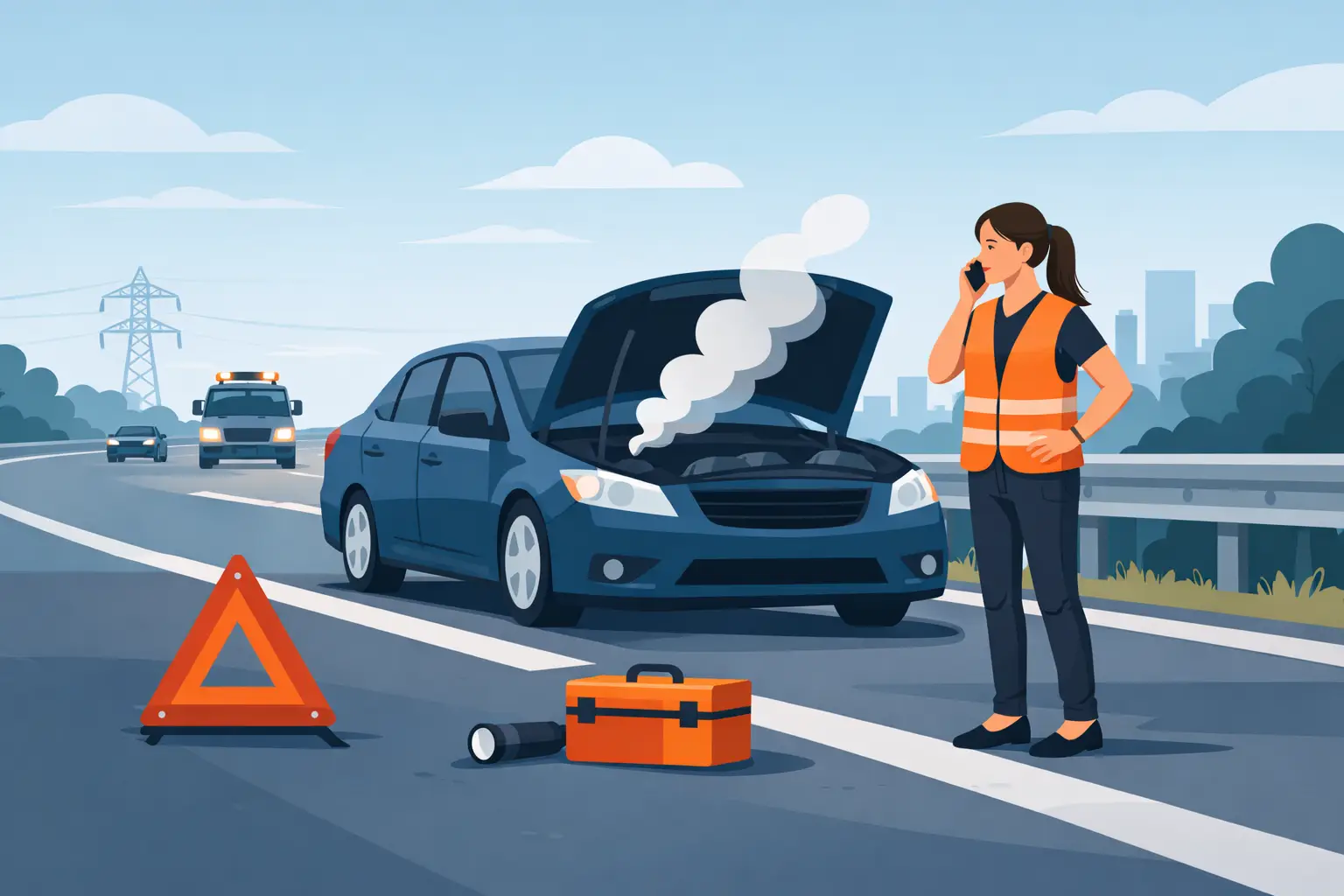 How to Stay Safe Roadside When Your Car Breaks Down