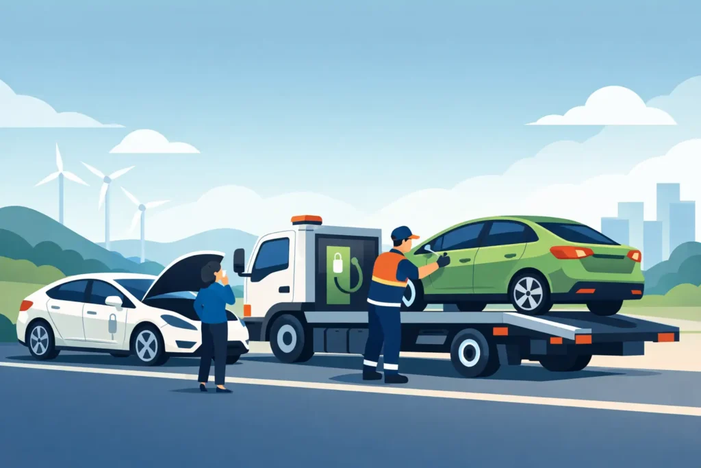 EV Recovery Service Review for Stranded Drivers