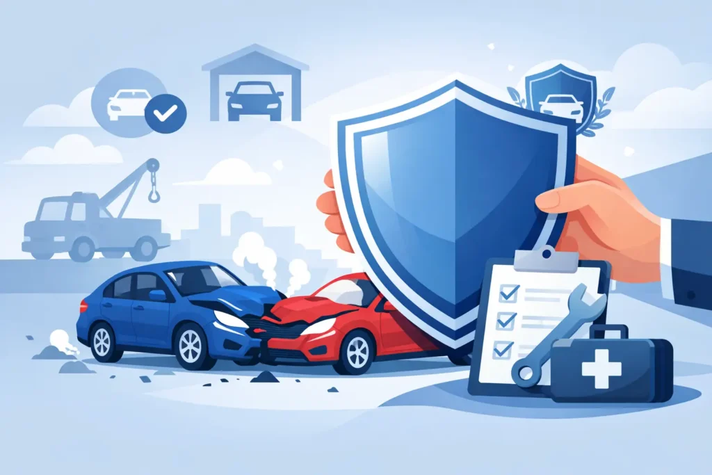 How to Protect Vehicle After a Collision Safely