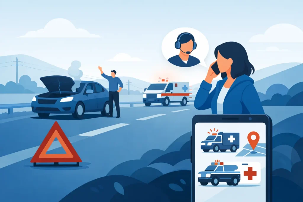 How to Report a Roadside Emergency Safely